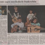 Dankeschön-Konzert 08.07.2014