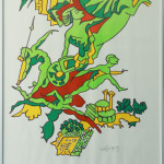 Plakatentwurf Charles Lapicque - Foto: Uwe Paesler (Kieler Nachrichten)